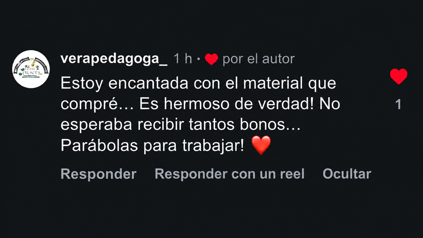 Comentario real de verapedagoga_ sobre Mil Parábolas Kids